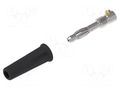 Connector: 4mm banana; plug; 36A; 30VAC; 60VDC; black ELECTRO-PJP PJP1060-C-N
