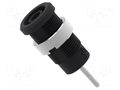 Connector: 4mm banana; socket; 36A; 1kV; black; nickel plated ELECTRO-PJP PJP3267-C-N