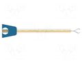 Clip-on probe; pincers type; 500mA; 60VDC; blue; 0.8mm; 30VAC ELECTRO-PJP PJP6800-BL