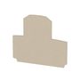 End plate (terminals), 60 mm x 1.5 mm, dark beige Weidmuller 1084000000 04032248127351