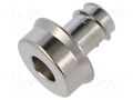 Straight terminal connector; brass; Application: for braids ANAMET EUROPE AN-8150100