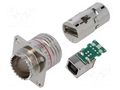USB2.0 Field Series (USB-B), plug , nickel plating AMPHENOL USBBFTV22N