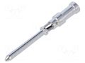Contact; male; copper alloy; silver plated; 0.5mm2; 20AWG; crimped ILME CDMA0.5