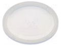 Cover; IP68; transparent; Ø28.8x3.3mm ONPOW M12-25F