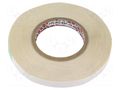 Tape: fixing; W: 15mm; L: 50m; Thk: 0.175mm; colourless; polyacrylic PPI PPI-RD-697-15-50