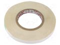 Tape: fixing; W: 15mm; L: 50m; Thk: 0.175mm; colourless; polyacrylic PPI PPI-RD-697-15-50