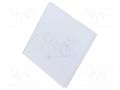 Touch switch; 200÷240VAC; No.of butt: 2; white; tempered glass MOES WRS-EU2-L-WH-MS