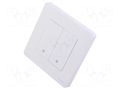 Touch switch; 200÷240VAC; No.of butt: 2; white MOES ZS-SR-EU2-WH-MS