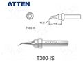 Tip; bent conical; 0.5mm; for  soldering iron ATTEN T300-IS