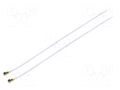 Cable; Colour: white; Len: 0.4m; Wire dia: 28.7mm; Type: angled HIROSE UFL2LPA068Y3TA400