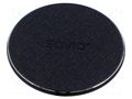 Inductance charger; black; Standard: Qi; 5÷12VDC; 15W SAVIO SAVLA-08