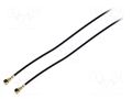 Cable; Colour: black; Len: 0.2m; Wire dia: 28.7mm; Type: angled HIROSE UFL-2LPA068Y2TA200