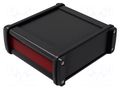 Enclosure: with panel; NoVoTronic; X: 126mm; Y: 120mm; Z: 49mm; black ROSE ROSE-07502010