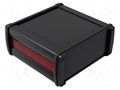 Enclosure: with panel; NoVoTronic; X: 157mm; Y: 180mm; Z: 69mm; black ROSE ROSE-07502511