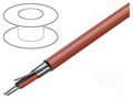 Wire; 1x2x18AWG; shielded,Al-PET foil; FEP; red; 300V; 152m; 500ft BELDEN 88760.002500