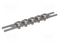 Earthing rail; W: 12mm; L: 383mm ROSE ROSE-10062011
