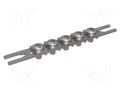 Earthing rail; W: 12mm; L: 263mm ROSE ROSE-10062009