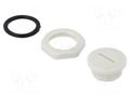 Stopper; M20; 1.5; polyamide; light grey; Thread: metric KRADEX ZCG-M20J-PLUG-PA66