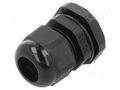 Cable gland; PG13,5; polyamide; black KRADEX ZCG-PG13.5-12-PA66