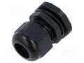 Cable gland; PG16; polyamide; black KRADEX ZCG-PG16-14-PA66