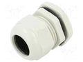 Cable gland; PG29; polyamide; light grey KRADEX ZCG-PG29-25J-PA66