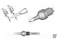 Tip: for desoldering irons; 1.4x0.6mm JBC TOOLS JBC-D530011