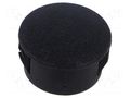 Stopper; H: 10.3mm; push-in,snap-fastener; Flange dia: 18.2mm ESSENTRA ESS-10407660