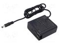 Power supply: switching; mains,plug-in; 5VDC; 4A; 20W; Out: 5,5/2,1 MEAN WELL NGE30I05-P1J