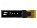 Display: OLED; graphical; 0.69"; 96x16; Dim: 26.3x8x1.26mm; white RAYSTAR OPTRONICS REX009616BWPP3N0Y0