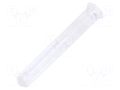 Fiber for LED; Ø1.3mm; L: 7mm; round; Front: flat; straight; PLPC1 BIVAR PLPC1-7MM