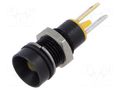 Indicator: LED; recessed; yellow; 2.1VDC; Ø8mm; connectors; plastic CML INNOVATIVE TECHNOLOGIES 19051052