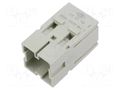 Connector: HDC; contact insert; male; MIXO; PIN: 1; 200A; 600V ILME CX01YM