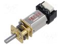 Motor: DC; with gearbox; HP; 6VDC; 1.6A; Shaft: D spring; 410rpm POLOLU POLOLU-5162