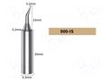 Tip; bent conical; 0.2mm; for soldering station BAKON BK900-IS