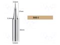 Tip; conical; 0.5mm; for soldering station BAKON BK900-I