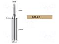 Tip; hoof; 2mm; for soldering station BAKON BK600-2C