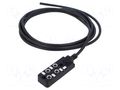 Distribution box; M8; PIN: 3; 3m; socket; 6A; IP67; IN: 4; OUT: 1 AMPHENOL LTW DB8-3A4CAB-SPS7B03