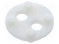 Spacer sleeve; LED; Øout: 6.4mm; ØLED: 3mm,5mm; L: 1.8mm; white BIVAR 450-070