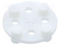 Insulating distance; polyamide; 2.5mm; natural; UL94V-2; TO5 BIVAR 514-100