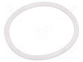 O-ring gasket; silicone; Thk: 3mm; Øint: 40mm; white; -60÷160°C ORING USZCZELNIENIA TECHNICZNE O-40X3-SI-WH