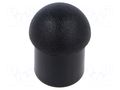 Stopper; polyamide; black; Entrelec; Ø: 13mm; Size: 16; L: 14mm TE Connectivity 1SNG610033R0000