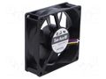 Fan: DC; axial; 5VDC; 80x80x25mm; 49.8m3/h; 23dBA; ball; 2350rpm SANYO DENKI 109R0805M4D01