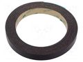 Tape: magnetic; W: 12mm; L: 5m; Thk: 0.84mm; acrylic; brown; -40÷71°C 3M 3M-1316-12-5