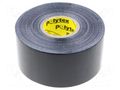 Tape: duct; W: 48mm; L: 25m; Thk: 0.25mm; black; natural caoutchouc ANTICOR ANC-118-48-25BK