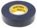 Tape: electrical insulating; W: 19mm; L: 20m; Thk: 0.19mm; black ANTICOR ANC-202-19-20BK