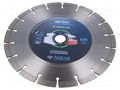 Cutting diamond wheel; Ø: 230mm; Holder: assembly hole; 22.23mm NOZAR DIAMANTWERKZEUGE NOZAR-PL6700009