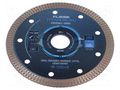 Cutting diamond wheel; Ø: 125mm; Holder: assembly hole; 22.23mm NOZAR DIAMANTWERKZEUGE NOZAR-PL6720101