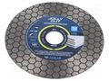 Cutting diamond wheel; Ø: 125mm; Øhole: 22.23mm; Disc thick: 1.6mm NOZAR DIAMANTWERKZEUGE NOZAR-PL6720203