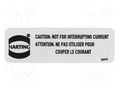 CSA Label CSA A 4/50 STCK. HARTING 09300009958