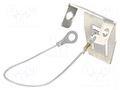 Fixing element; Locking element f.metal lever w.cord HARTING 09300009987